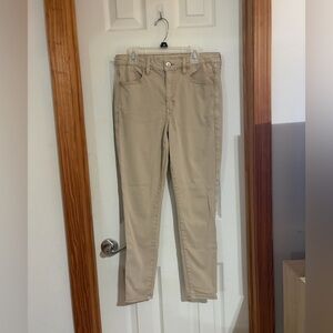 Khaki Skinny Jeans